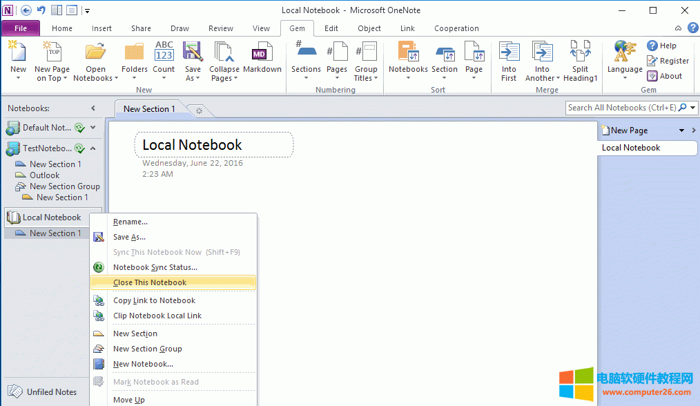  OneNote P(gun)]عPӛ
