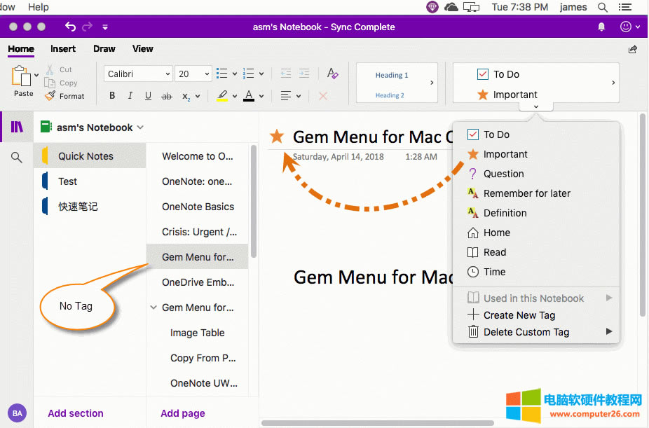 OneNote ԭ(bio)ӛo(w)(y)б@ʾ 