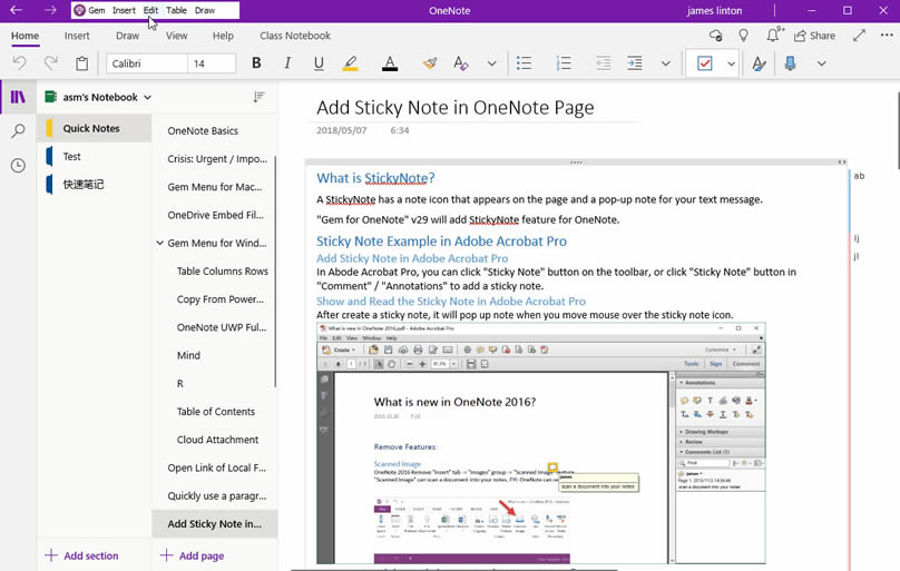 ͨ^䌚ˆṩĲQܣ(du) OneNote UWP ַM(jn)Q