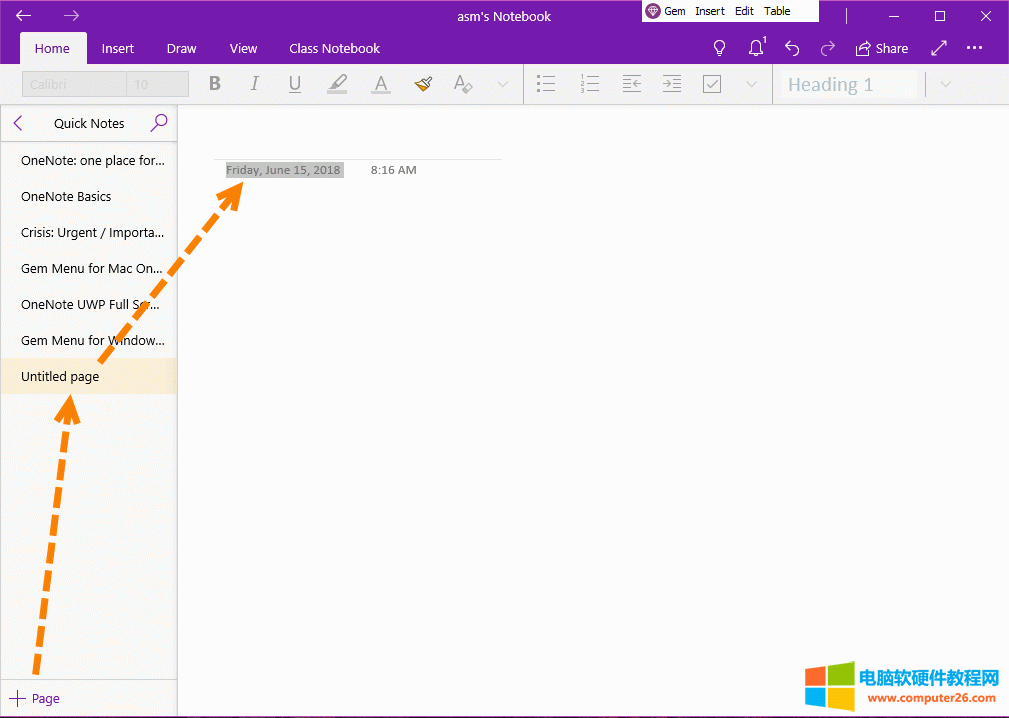 Ĭ�J�� OneNote ������ڸ�ʽ