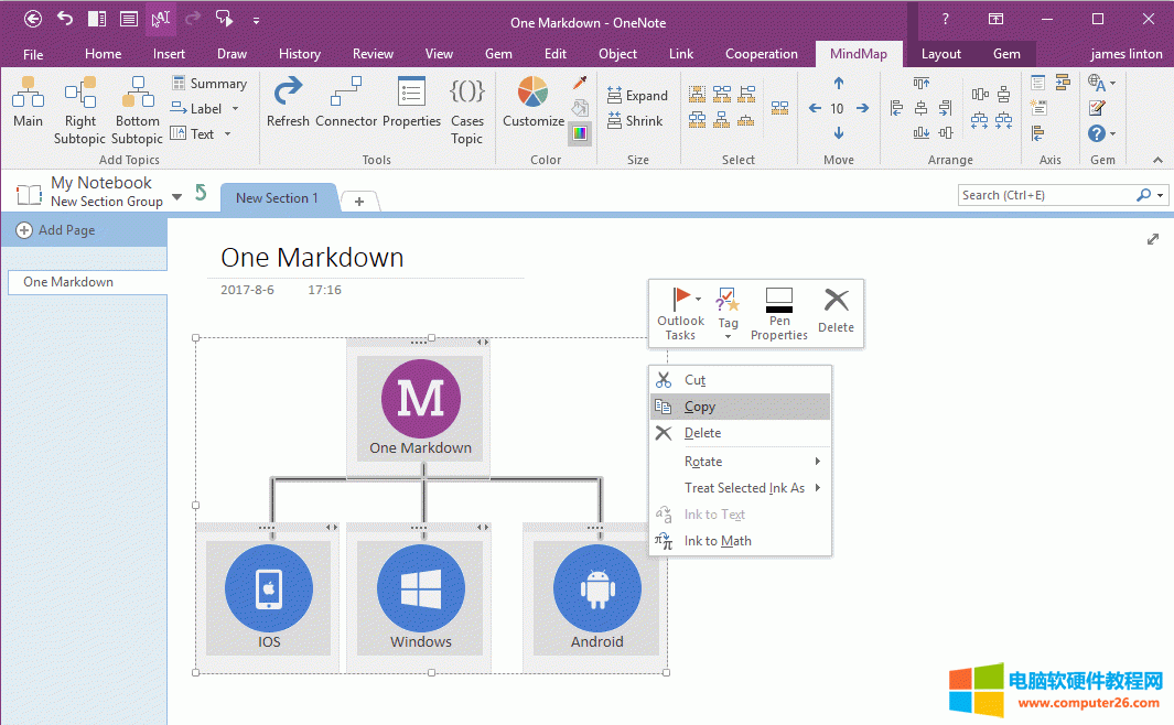  OneNote xЌ(do)D(ni)ݣMЏ(f)