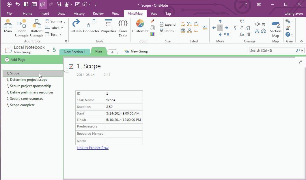  OneNote һI(chung)օ^(q)˼SD