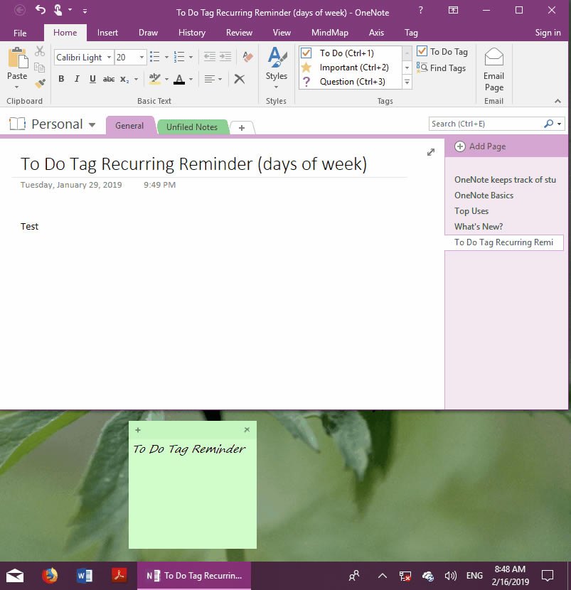 ʹ OneNote Reminder O(sh)ôkֻڹMѡ