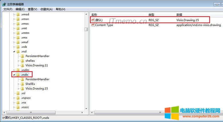 3޸HKEY_CLASSES_ROOT.vsdxĬJ(rn)ֵĞVisio.Drawing.15_