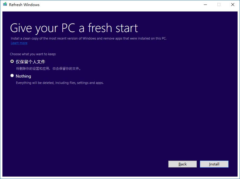 Win10I(y)ˢCRefresh Windows΢ܛٷdַ