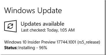Windows 10 Build 17744l(f)ʹTimeliner(yng)ñޏ(f)