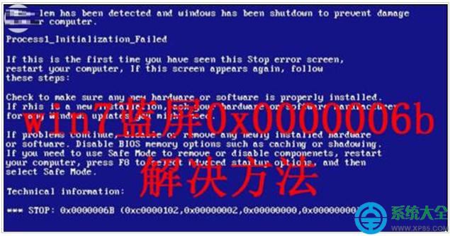 win7ϵy(tng)©a(chn)0x0000006B{ôk   (lin)
