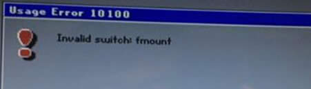 bwin7Şϵy(tng)ʧXʾinvalid switch fmount