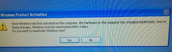 xpӢ�İ��_�C��ʾwindows producl activation ԓ��ô�k��