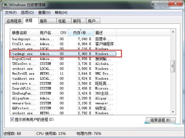 Win7ϵy(tng)taskmgr.exeM(jn)ָʲôԽY(ji)